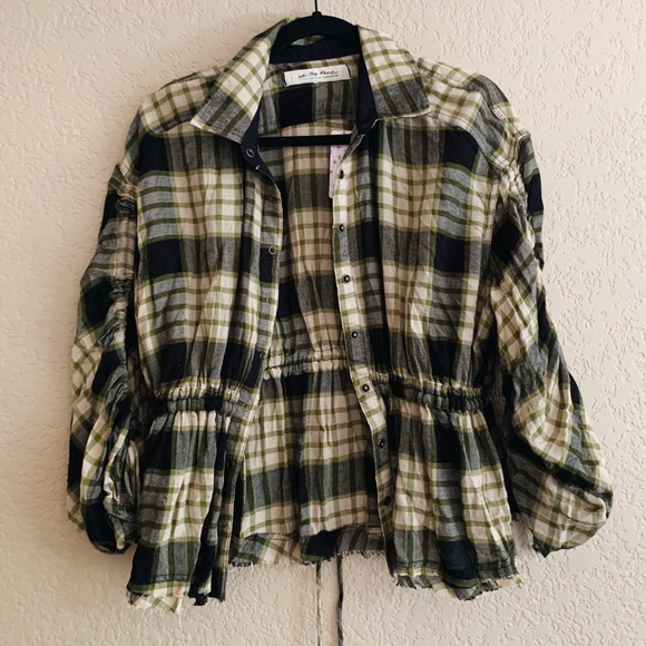 We The Free cinched plaid - Picture 1 of 4